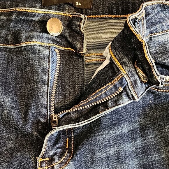 Skinny Fit Women's Jeans Distressed Blue Size 34 - Picture 4 of 16